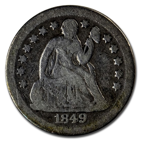 1849-O Liberty Seated Dime VG 1849-O Liberty Seated Dime VG